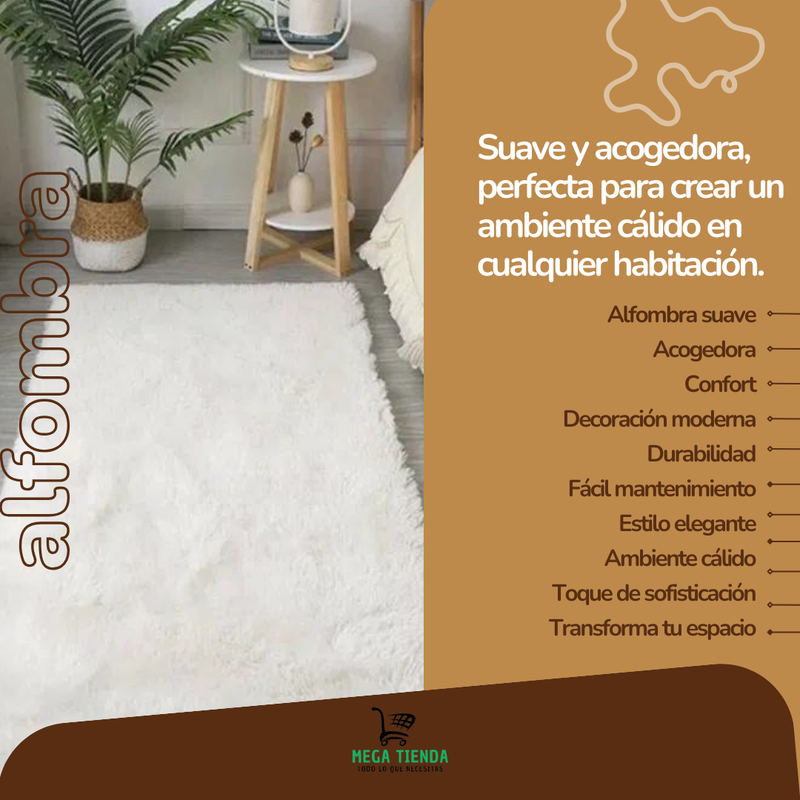 Alfombras Afelpadas Antideslizante™- Confort y Elegancia