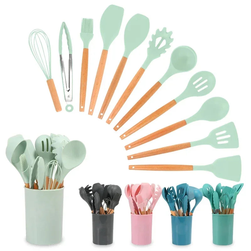 Set Utensilios de Cocina 12 Piezas™ - Praticidade y Estilo