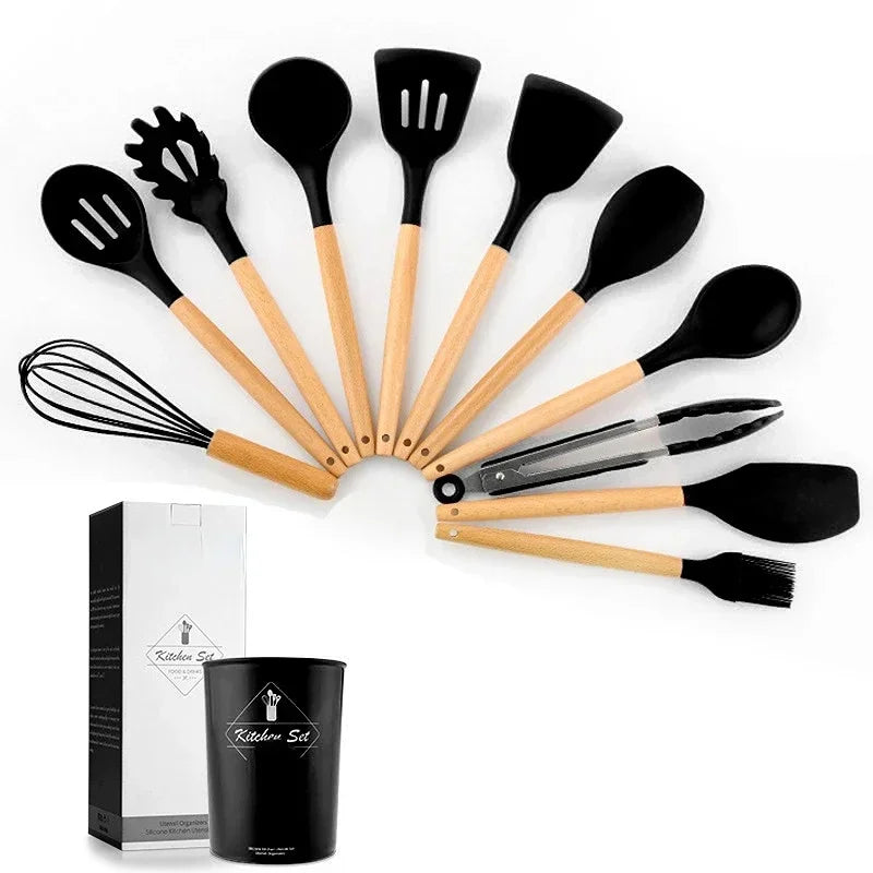 Set Utensilios de Cocina 12 Piezas™ - Praticidade y Estilo