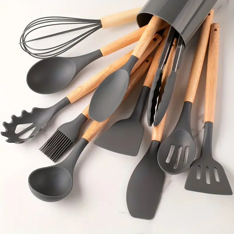 Set Utensilios de Cocina 12 Piezas™ - Praticidade y Estilo