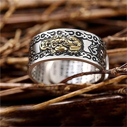 Anillo Pixiu Feng Shui - Prósperidad y Elegancia