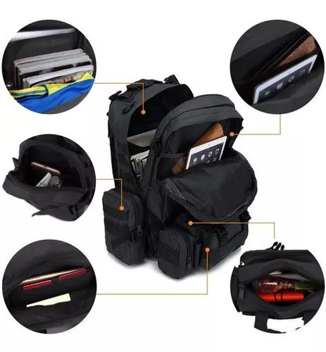 QuadraFlex Backpack - Espacio y estilo