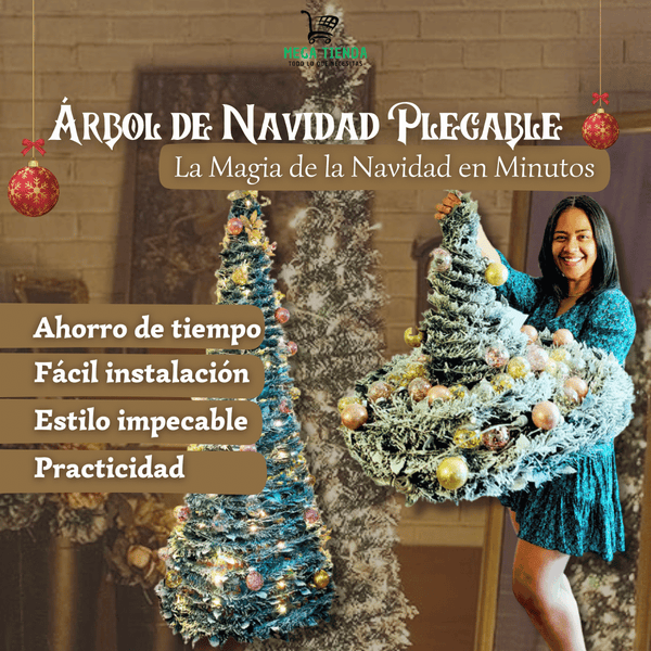 Árbol de Navidad Plegable™️- La Magia de la Navidad en Minutos