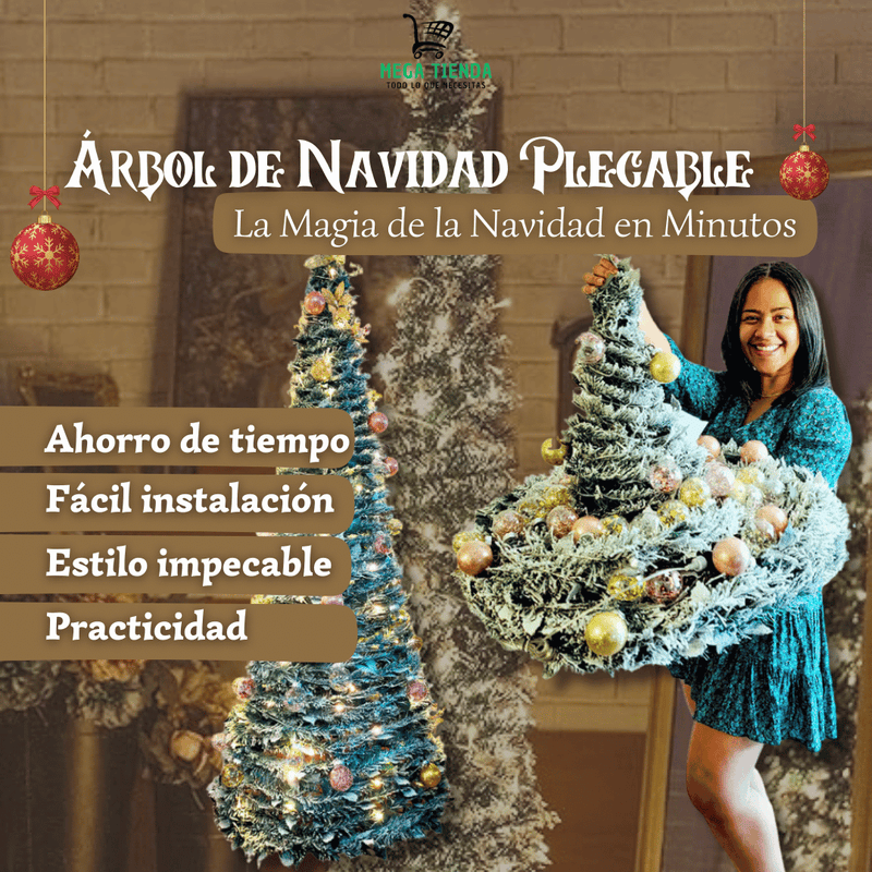 Árbol de Navidad Plegable™️- La Magia de la Navidad en Minutos