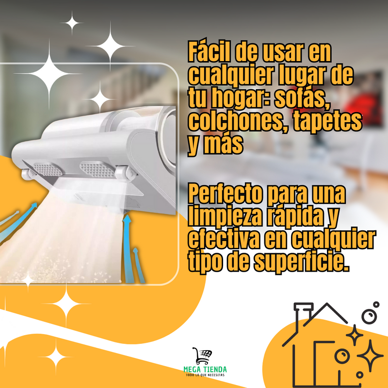 Aspirador de Colchones™️- Luz UV Anti Ácaros Inalámbrica