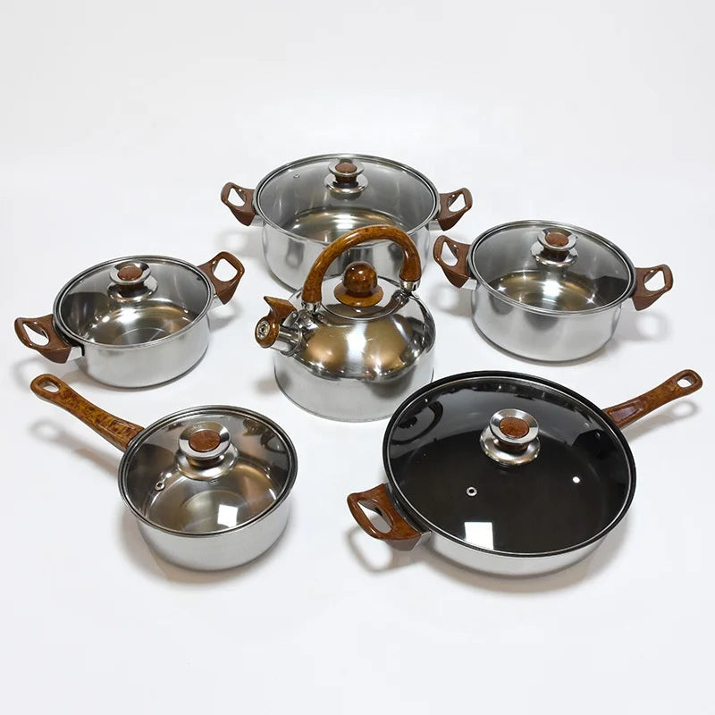 LuxeStainless Pans - Durabilidad y Elegancia