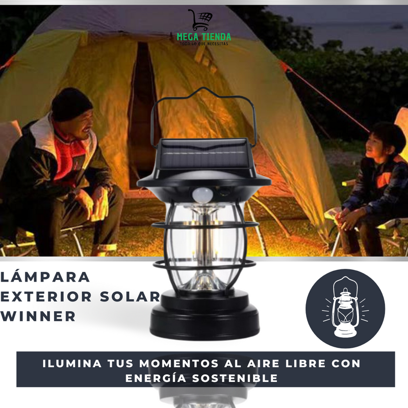 Lámpara Exterior Solar™ - Versatilidad Incomparable