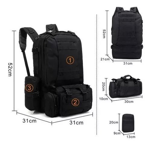 QuadraFlex Backpack - Espacio y estilo