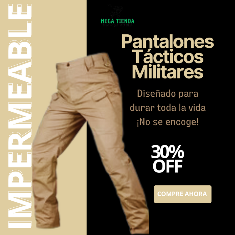 Pantalones Tácticos Militares - Impermeable y Resistente