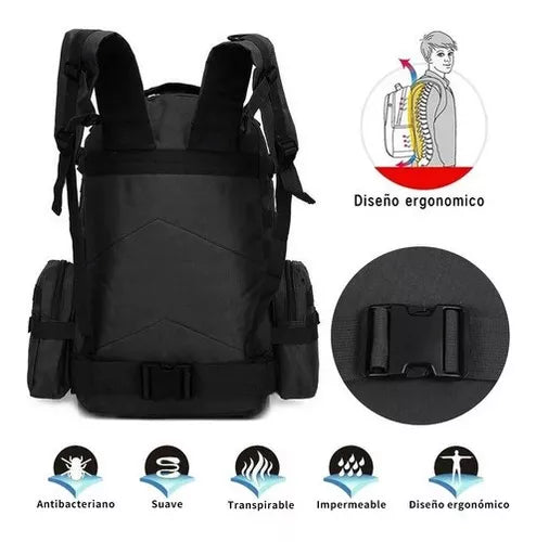 QuadraFlex Backpack - Espacio y estilo