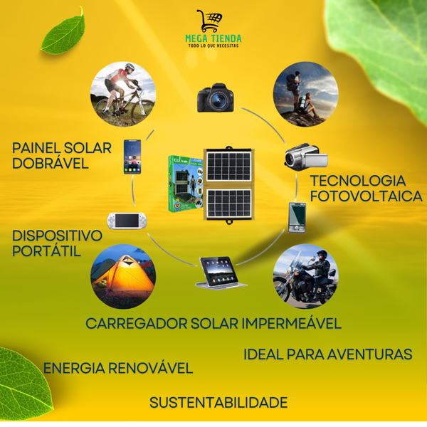 Panel Solar Portátil™- Energia renovável